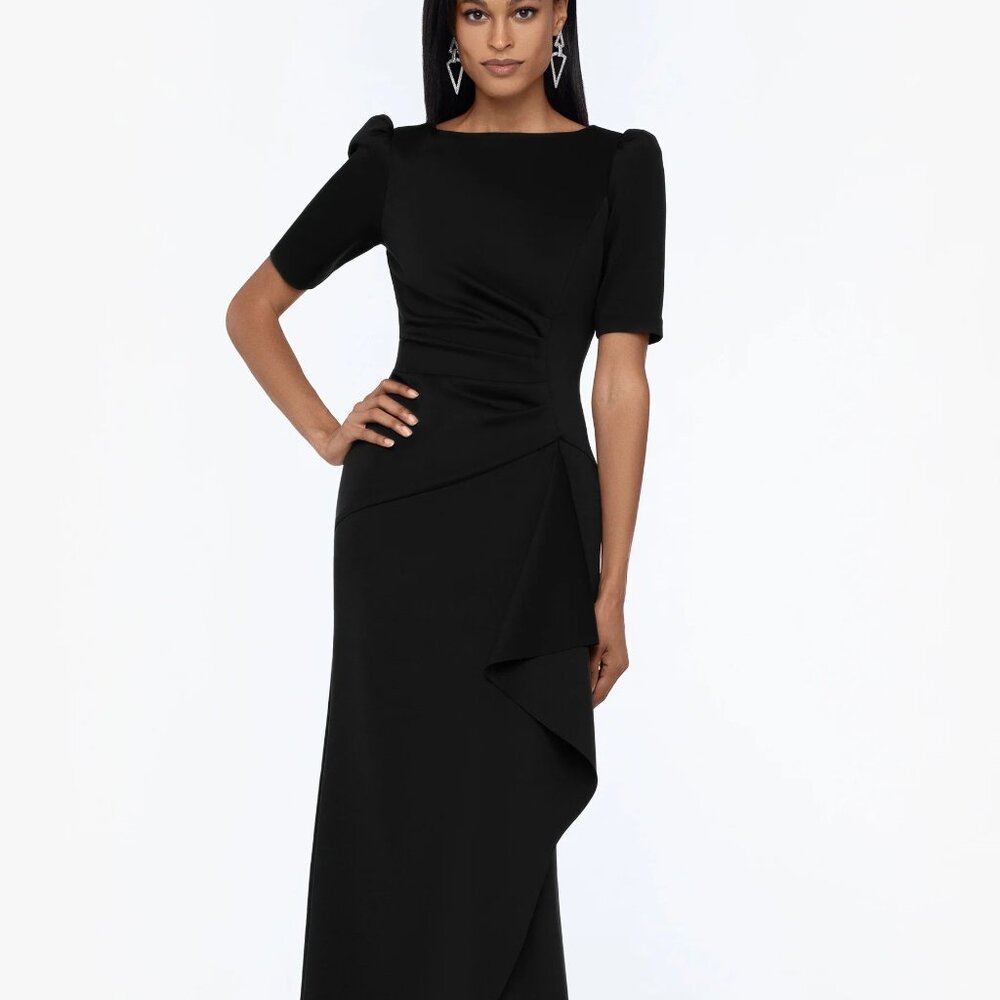 Xscape Black Elegant Wedding Dress